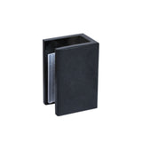 Fully Installed Matte Black Belle Fixed Walk in Panel