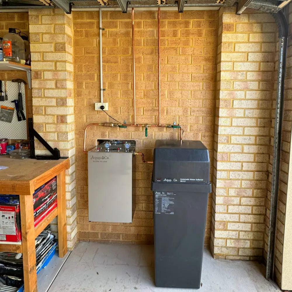 AquaCo SEV17 Whole House Water Softener with Advanced PFAS Filtration & ROCOMP Reverse Osmosis