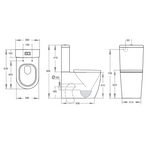 Fully Installed Tornado Back to Wall Toilet Suite