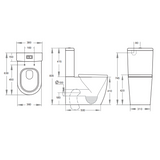 Fully Installed Tornado Back to Wall Toilet Suite