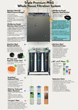 AquaCo Premium PFAS Whole House Water Filter System W/ ROCOMP Reverse Osmosis