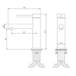 Levier Basin Mixer Brushed Nickel