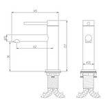 Levier Basin Mixer Brushed Nickel