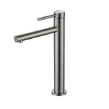 Levier High Rise Basin Mixer Brushed Nickel