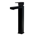 Qube High Rise Basin Mixer Matte Black