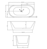 Eva Free Standing Bath