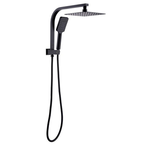 Qube 2 in 1 Shower Matte Black