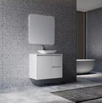 Maya Gloss White Wall Hung Vanity 750mm
