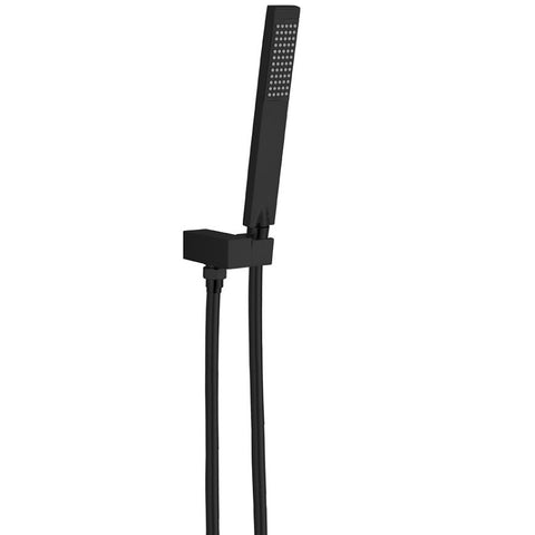Qube Slimline Shower on Bracket Matte Black
