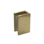Brushed Brass Belle Fixed Walk in Panel